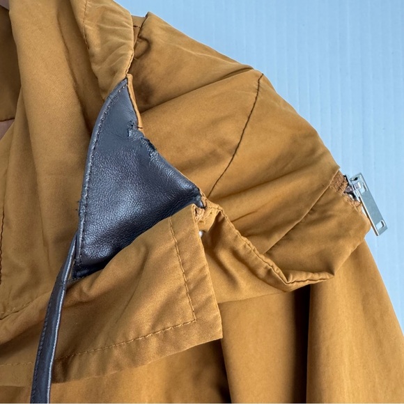 Tribal brand Mustard Hooded lightweight Jacket size large - Picture 7 of 9